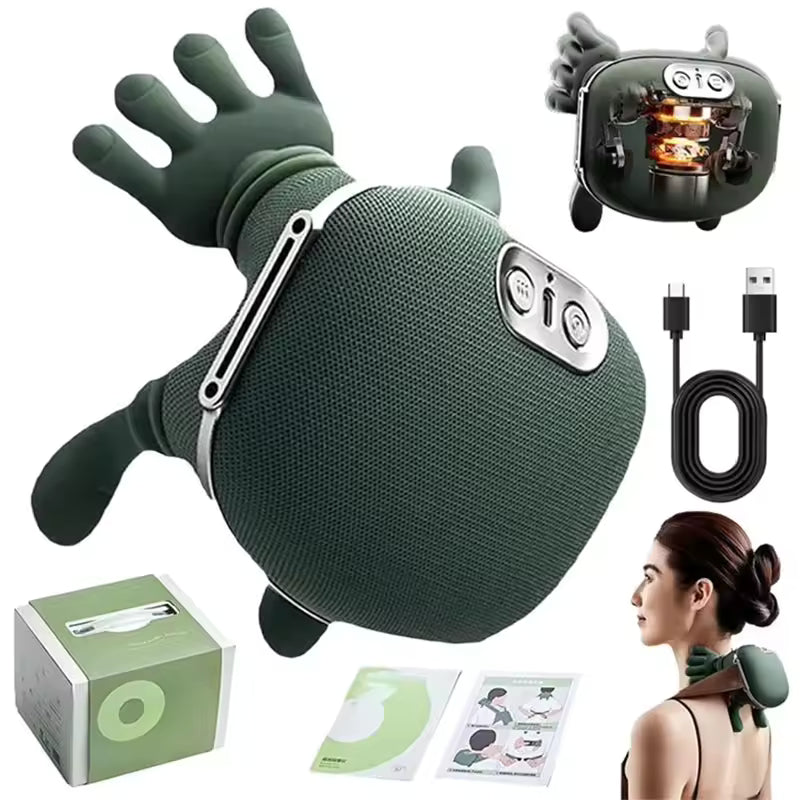Home Use Trapezius Massager – Neck & Shoulder Kneading Multifunctional Massage Device